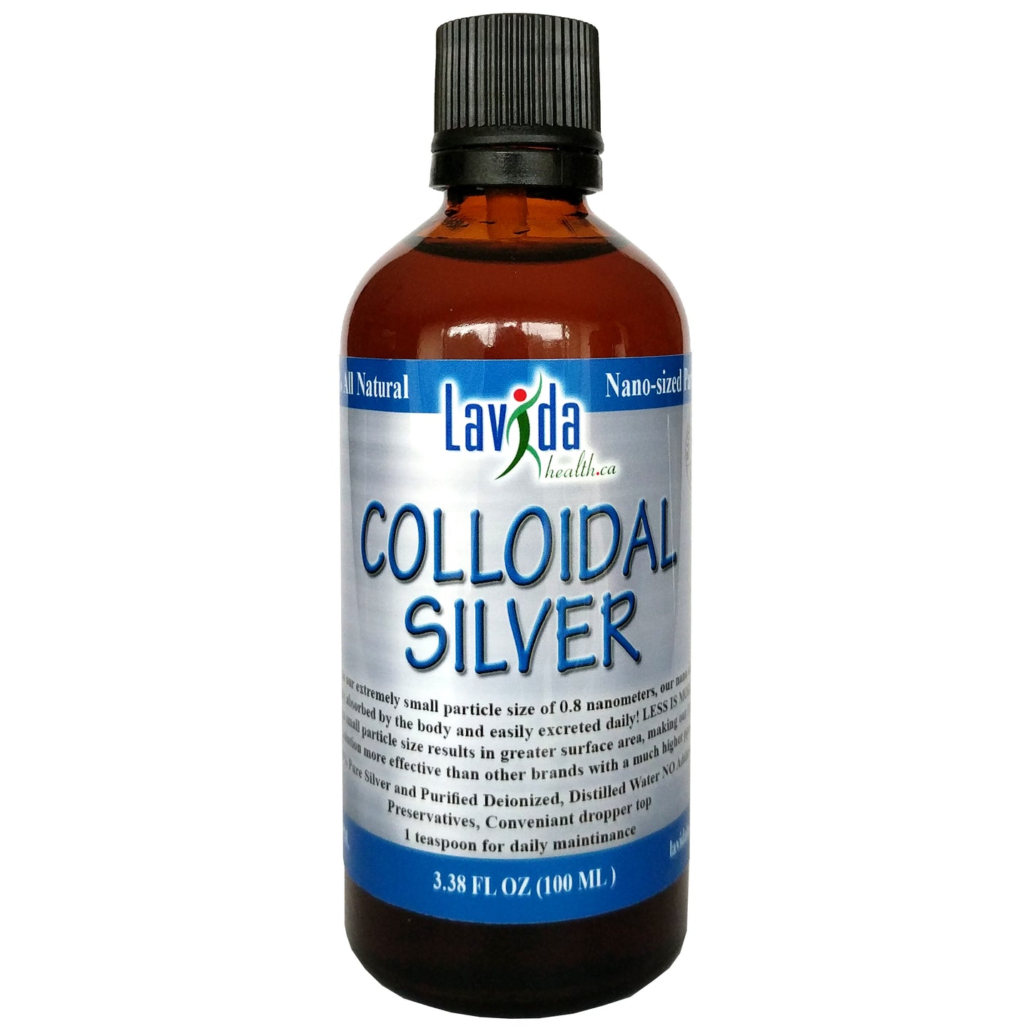 Colloidal Silver Nano-Partical 10ppm 3.38 oz/ 100ml