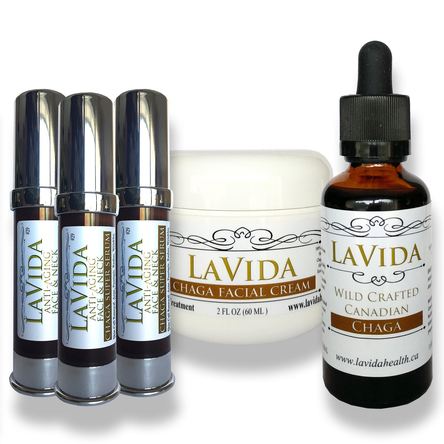 Chaga Vibrant Skin Trio Pack