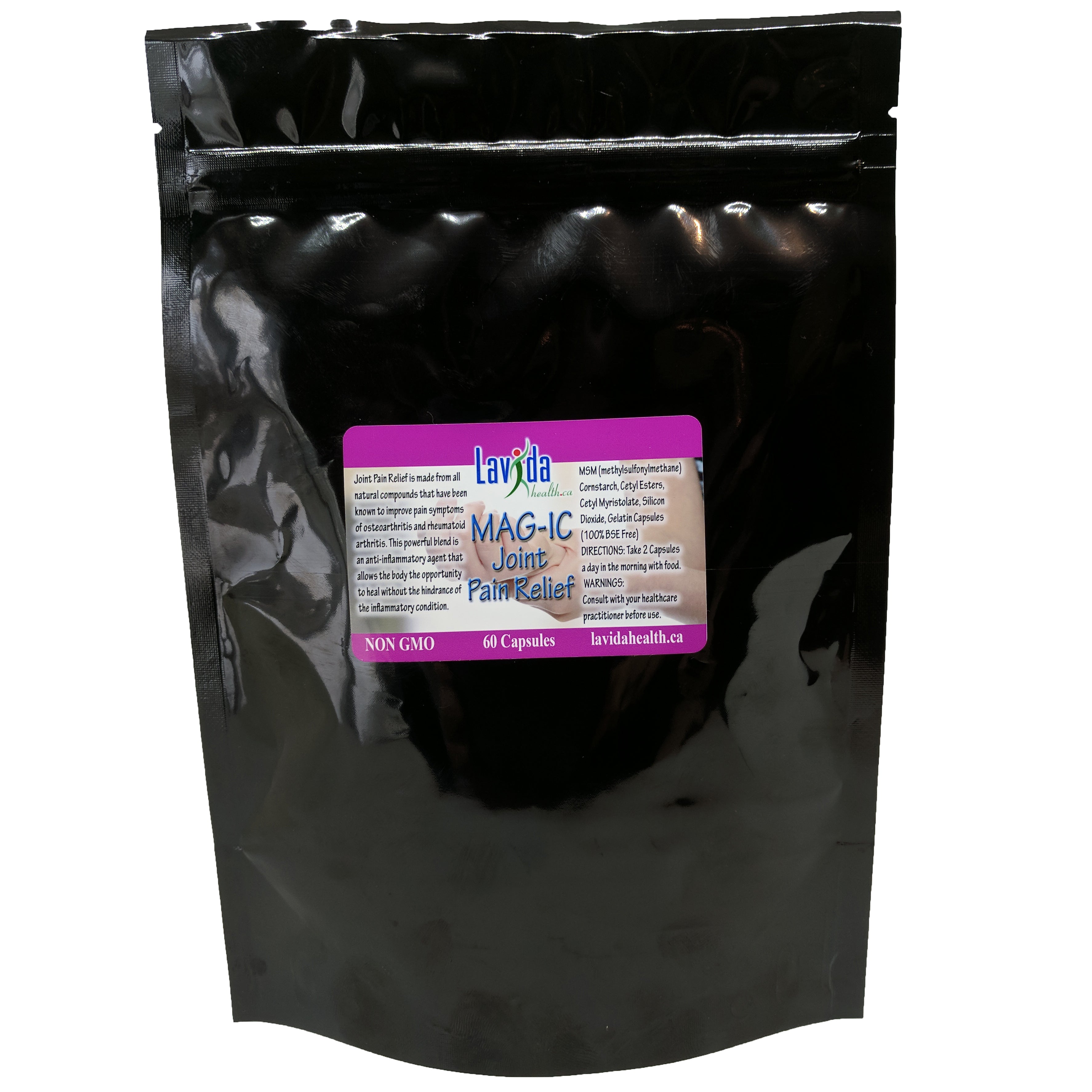 Joint Pain Relief Powder with Scoop – Lavida Health Products Inc.